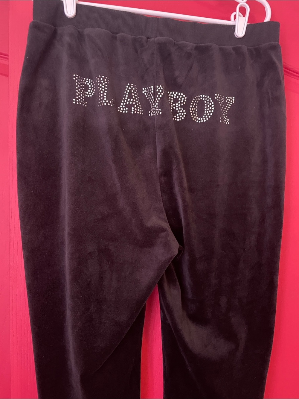 PLAYBOY VELOUR PANTS - NEW - Picture 6 of 10